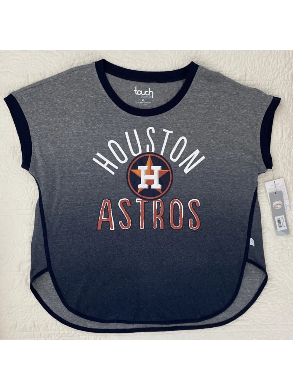NWT Houston Astros MLB Touch Stadium Women’s Graphic T-Shirt Sz XL
